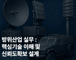 내일도렛유인 [방산] 방위산업 실무 : 핵심기술 이해 및 신뢰도확보 설계  | 